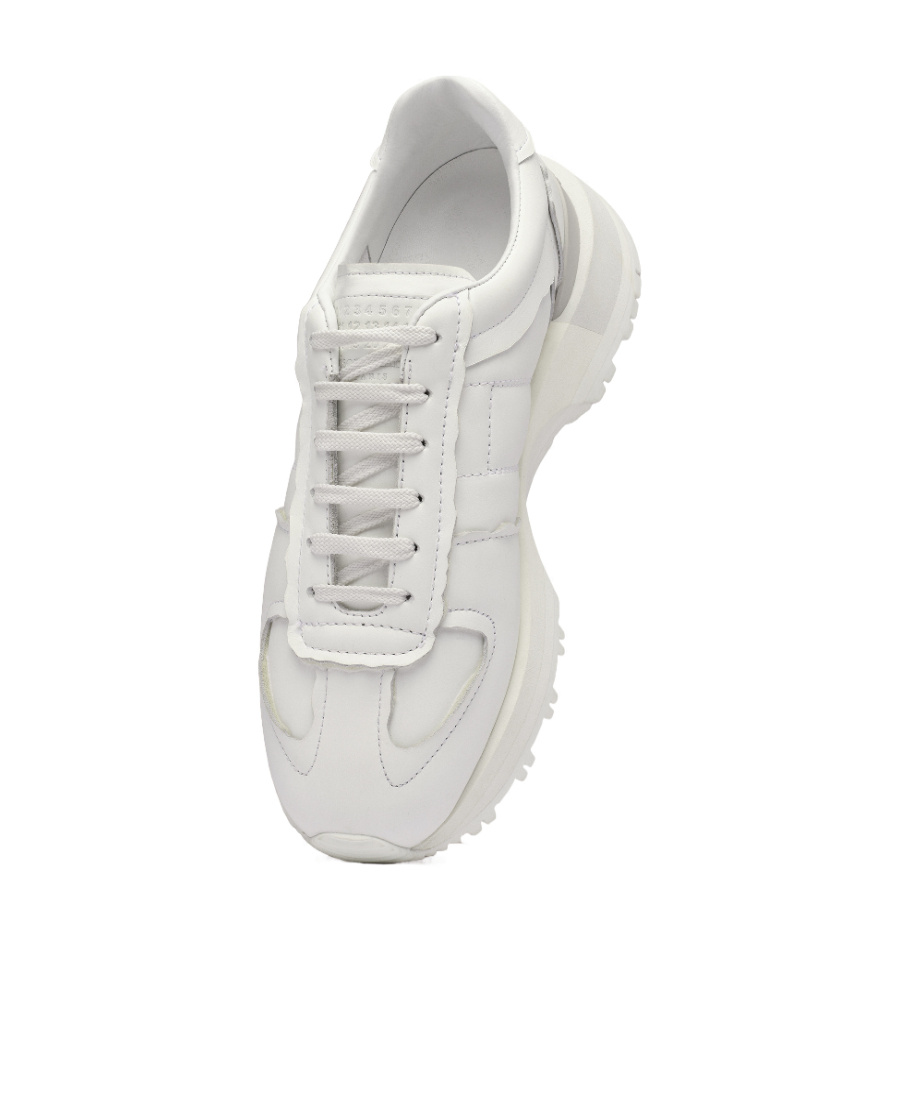 Shop Maison Margiela 50-50 Sneakers In White