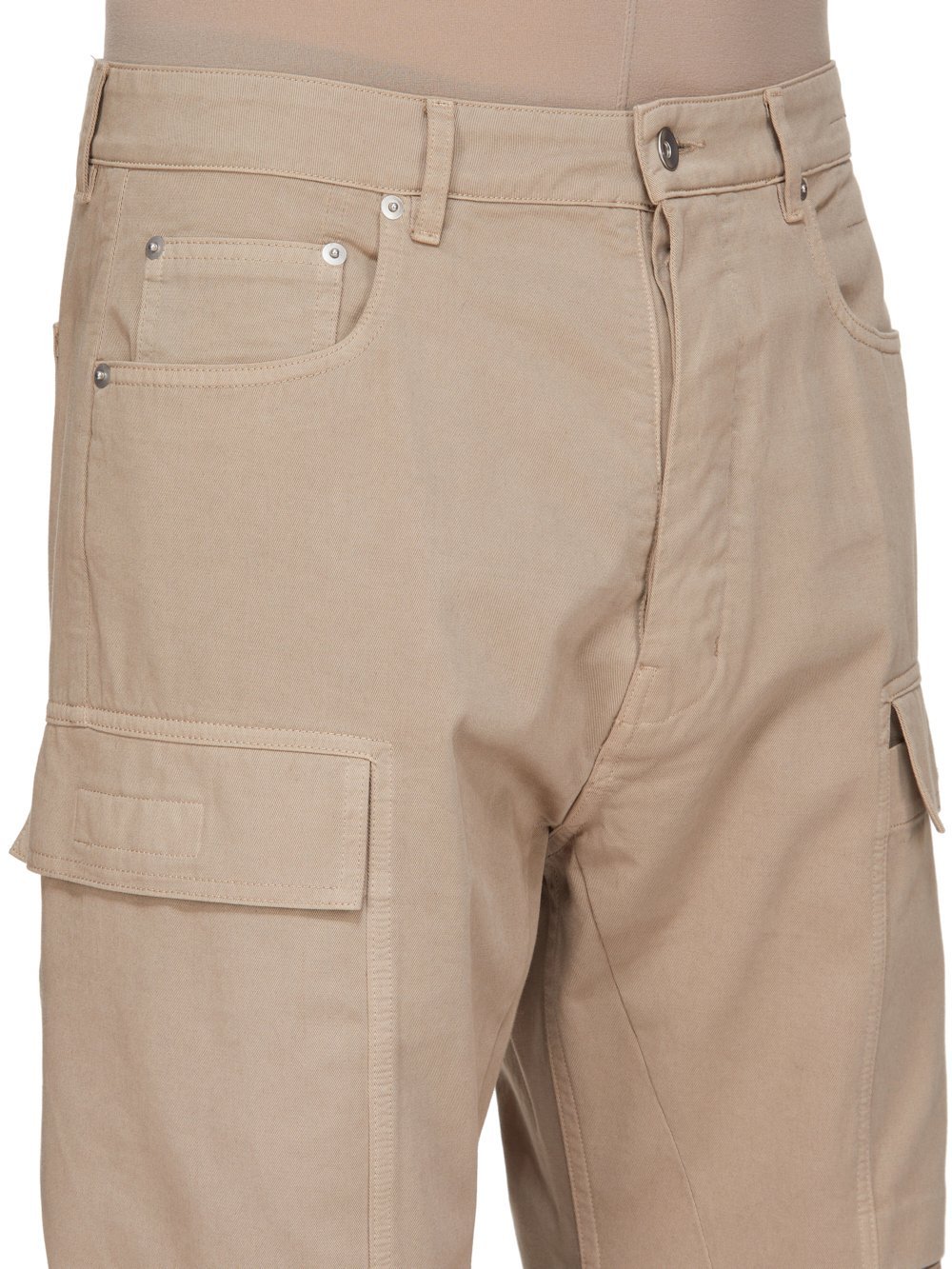 Rick Owens Drkshdw Concordians Cargo Trousers In Brown
