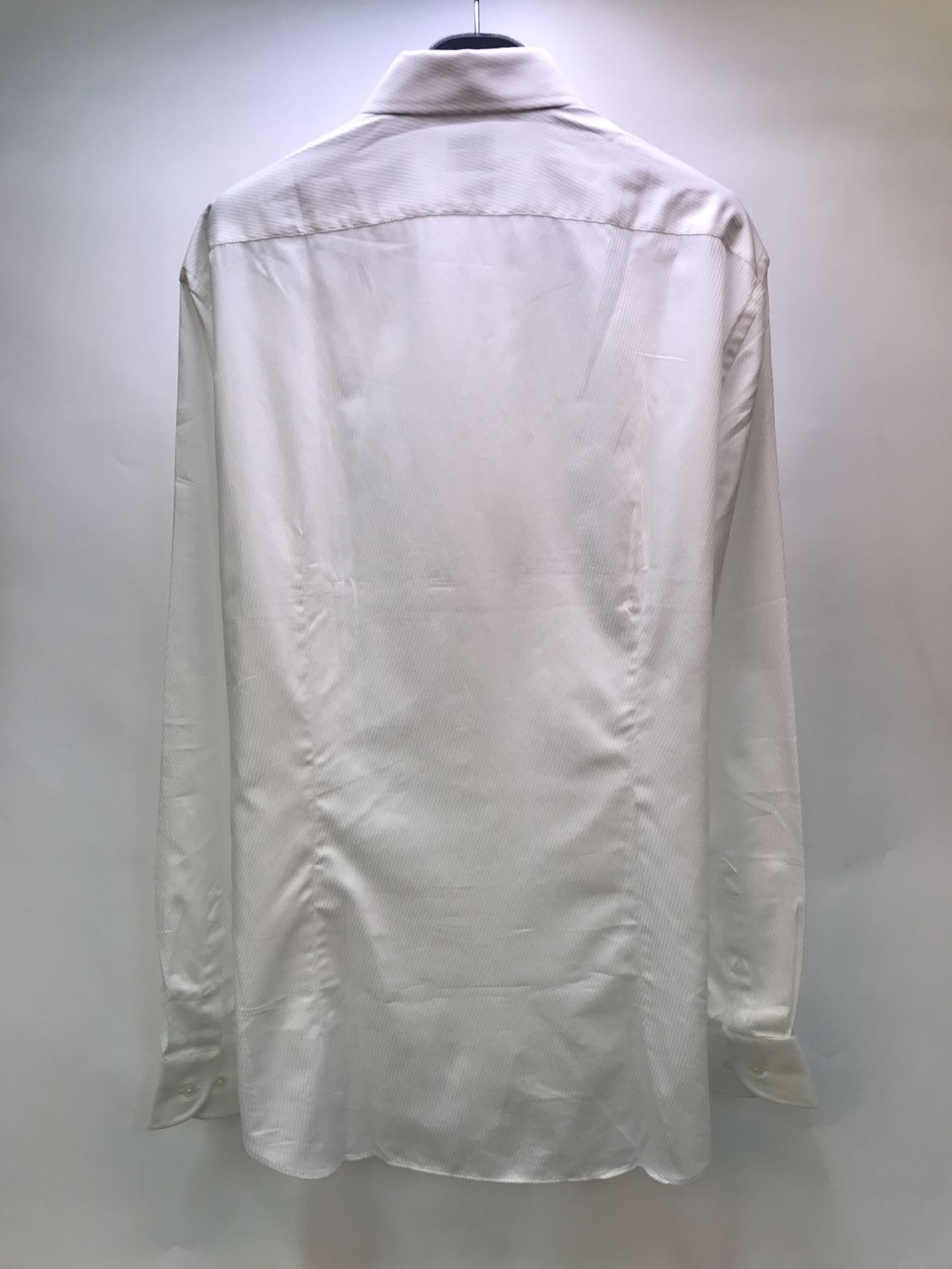 Armani Collezioni Long-sleeved Shirt In Gray