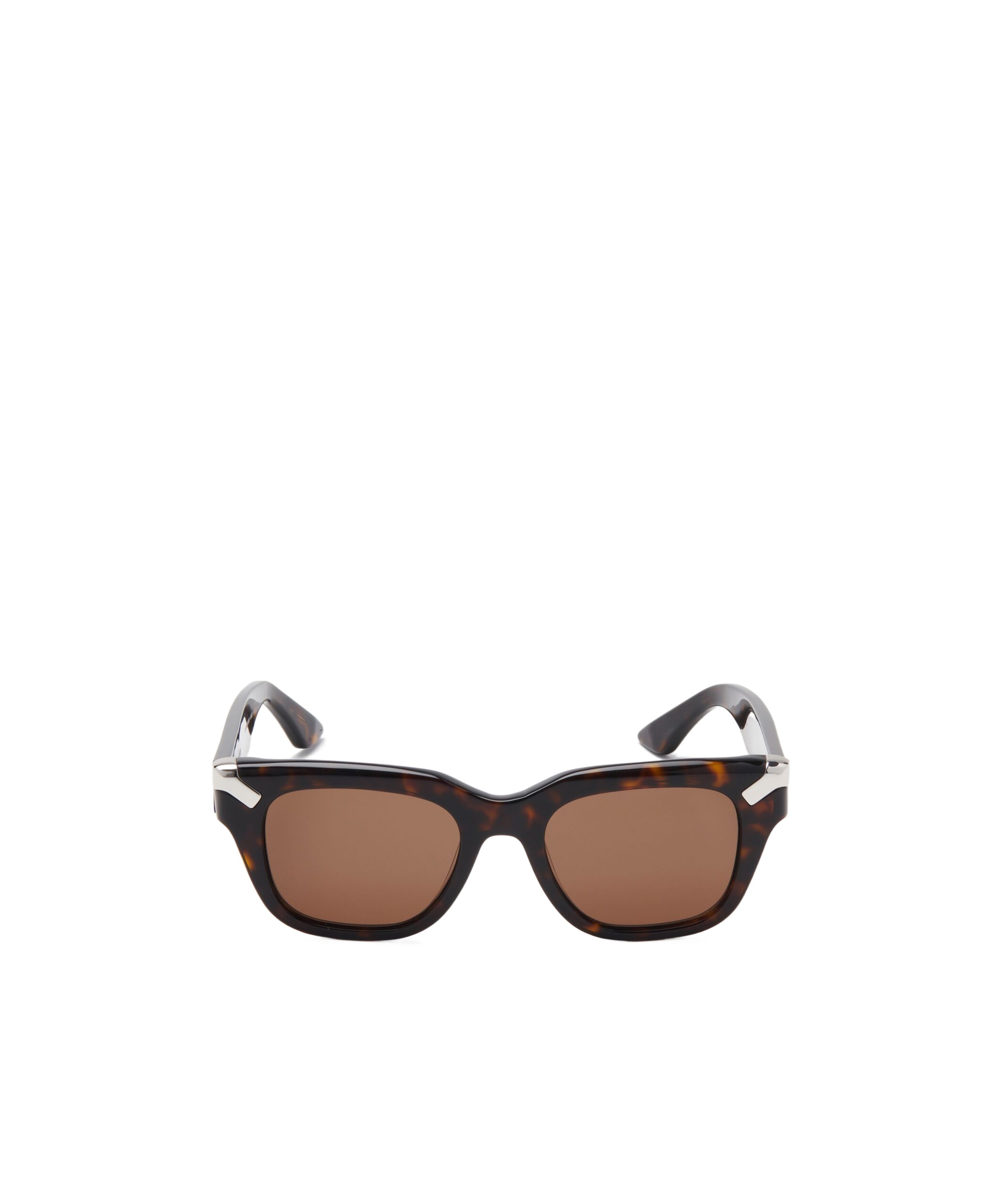 Alexander Mcqueen Eyewear Square Frame Sunglasses In Brown