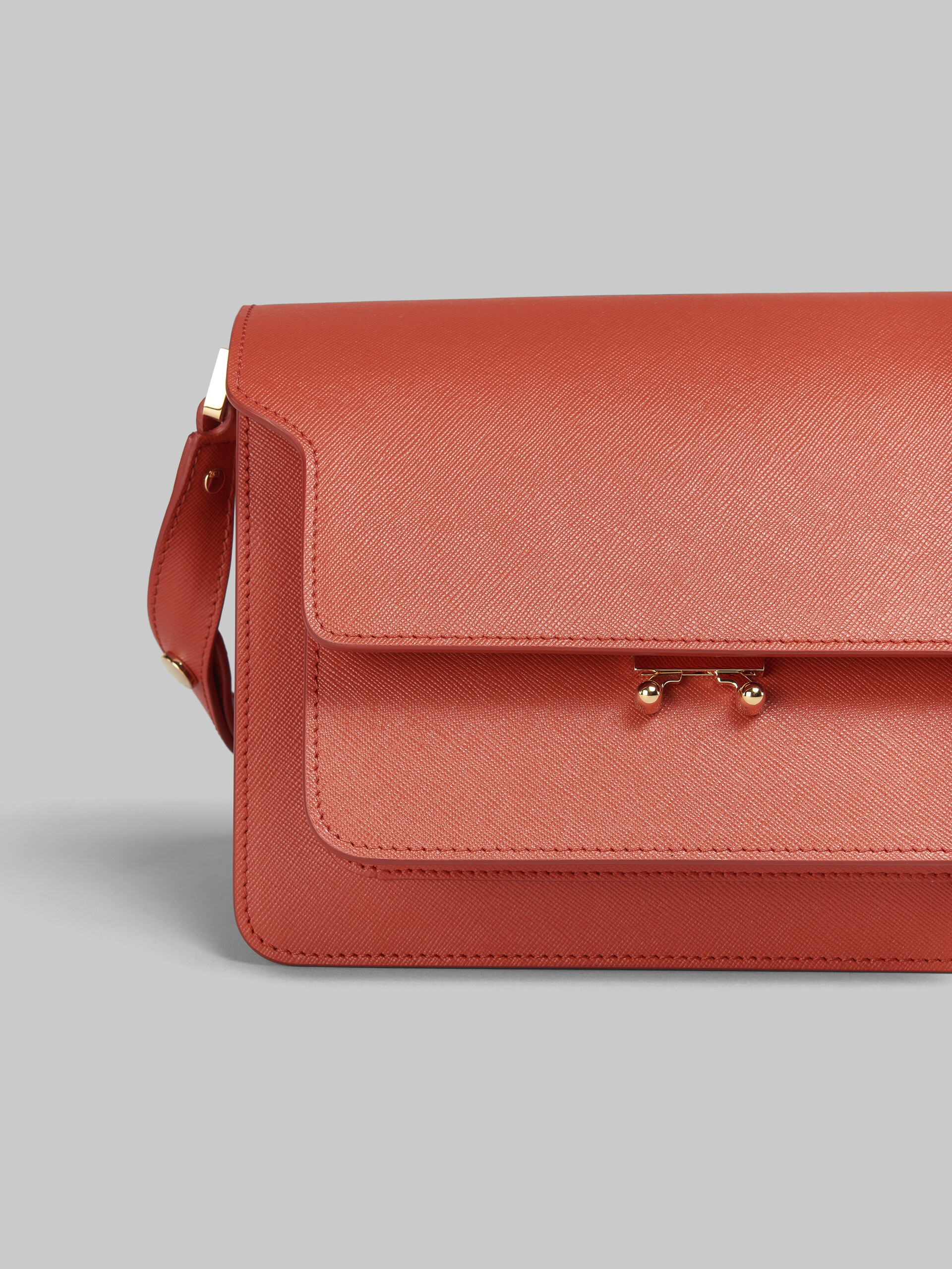 Marni Trunk Medium Shoulder Bag In Brown
