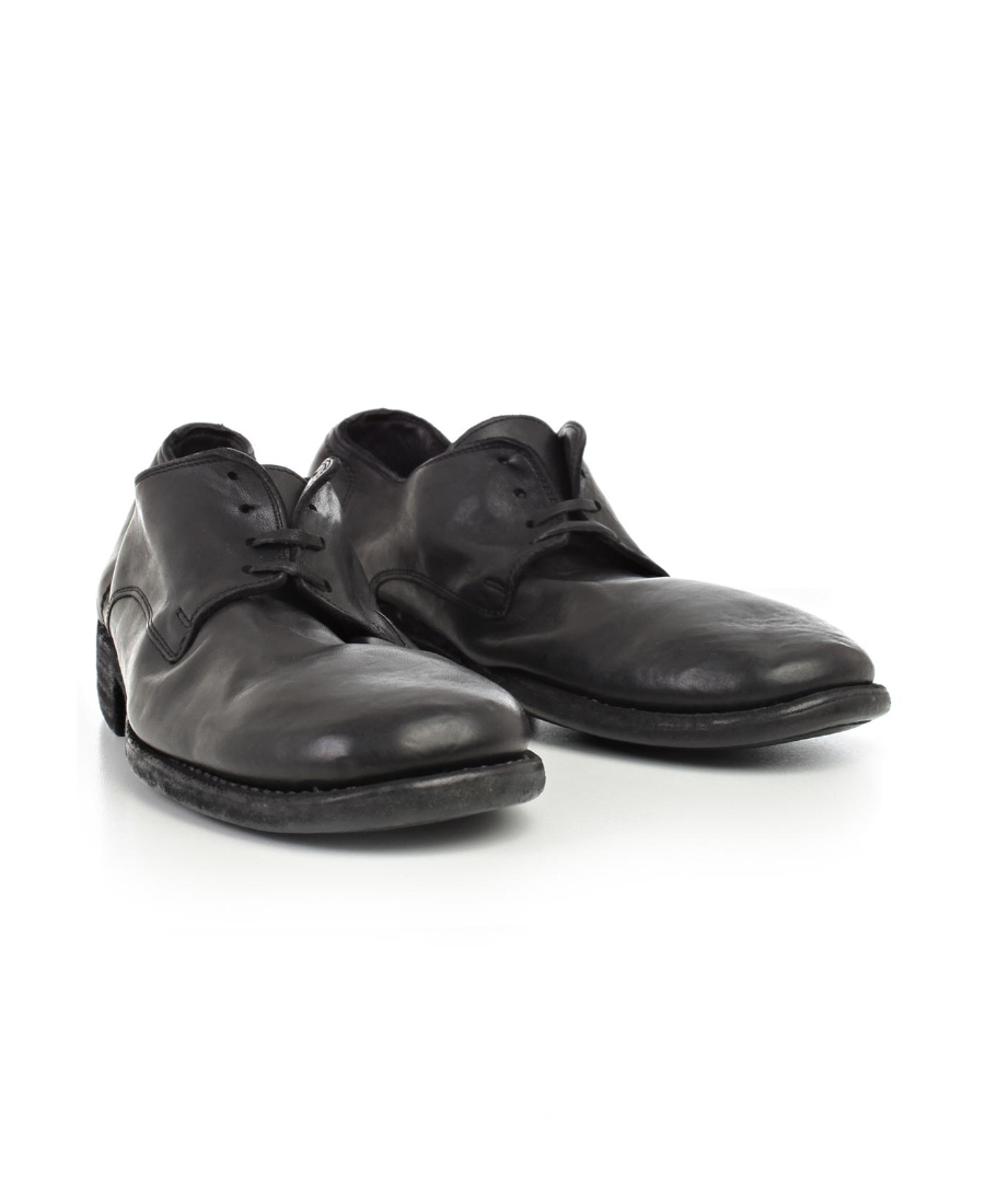 Guidi 992 Horse Derby Shoes In Black
