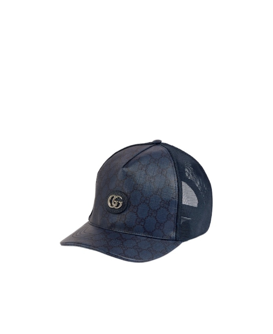 Gucci Gg Supreme Baseball Cap In Blue