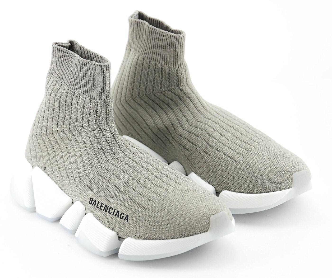 Balenciaga Speed 2.0 Sock-style Sneakers In Gray