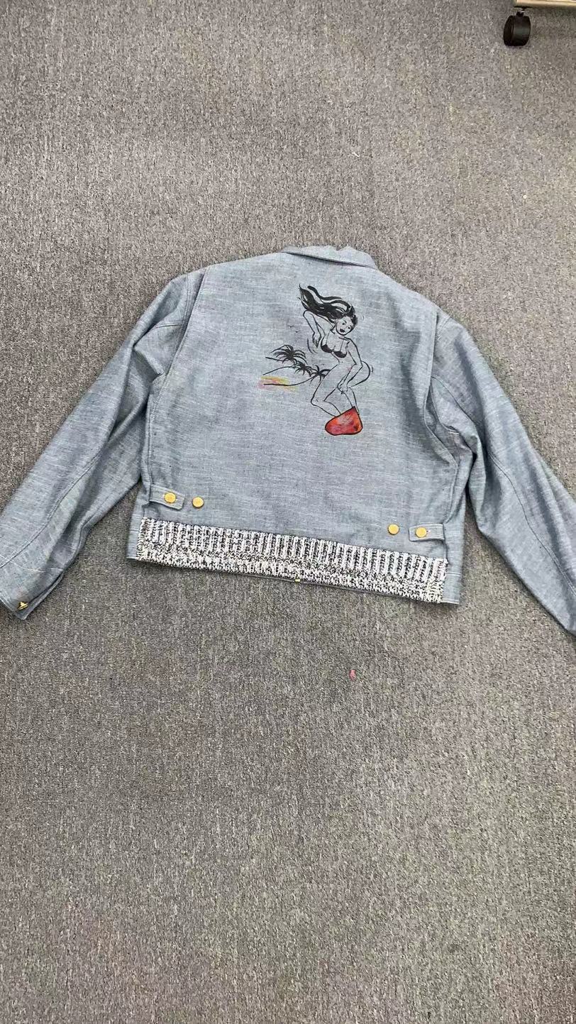 We11 Done Zippered Casual Jacket In Gray