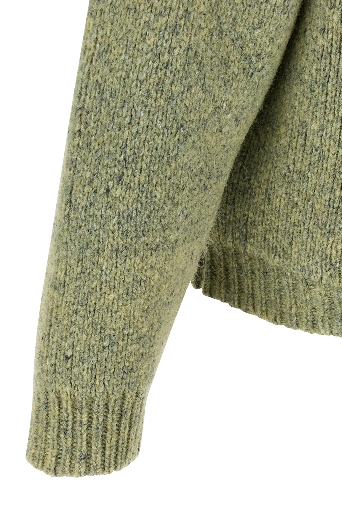 Magliano Intarsia-pattern Mock-neck Sweater In Green