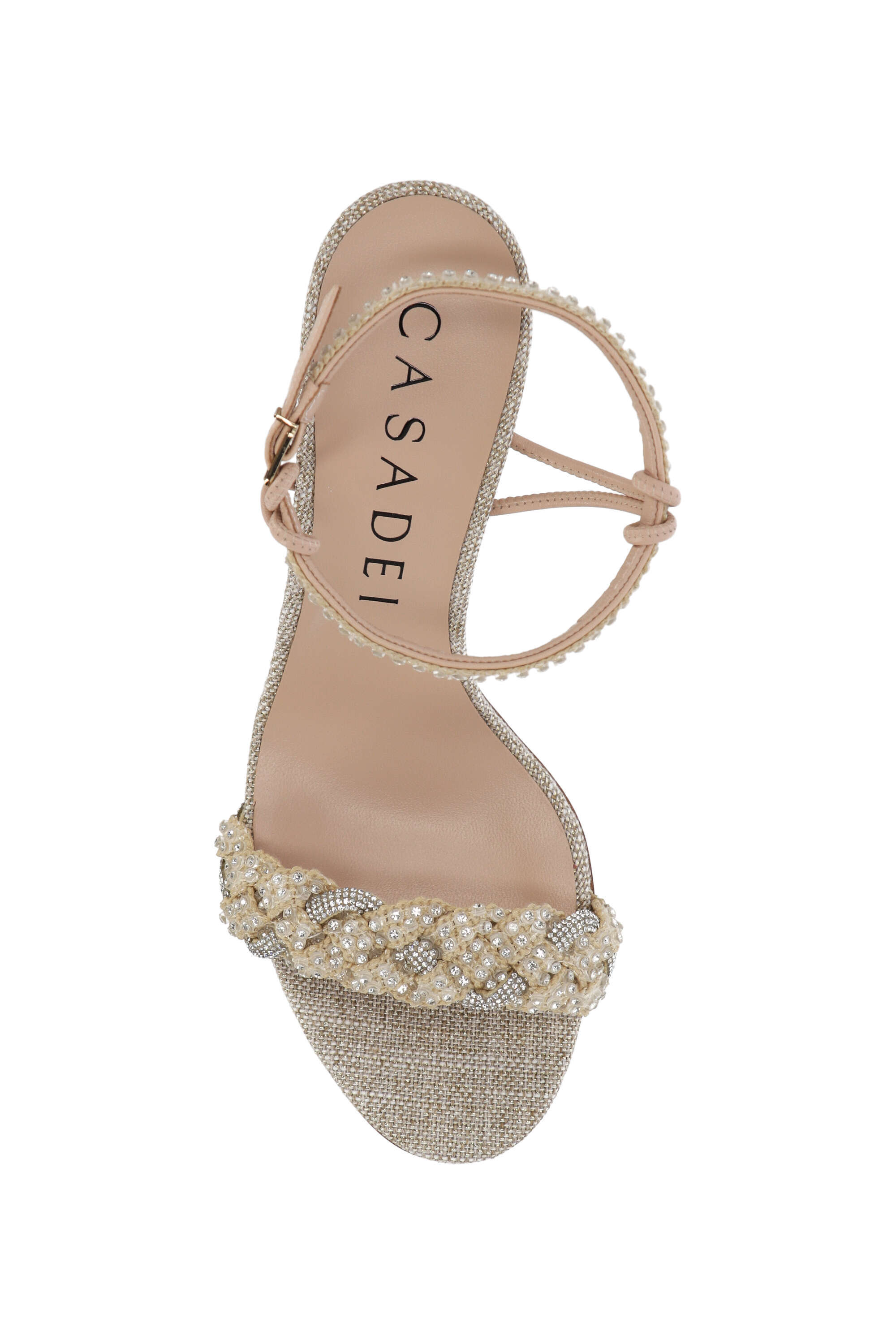 Casadei Astro 60mm Embellished Sandals