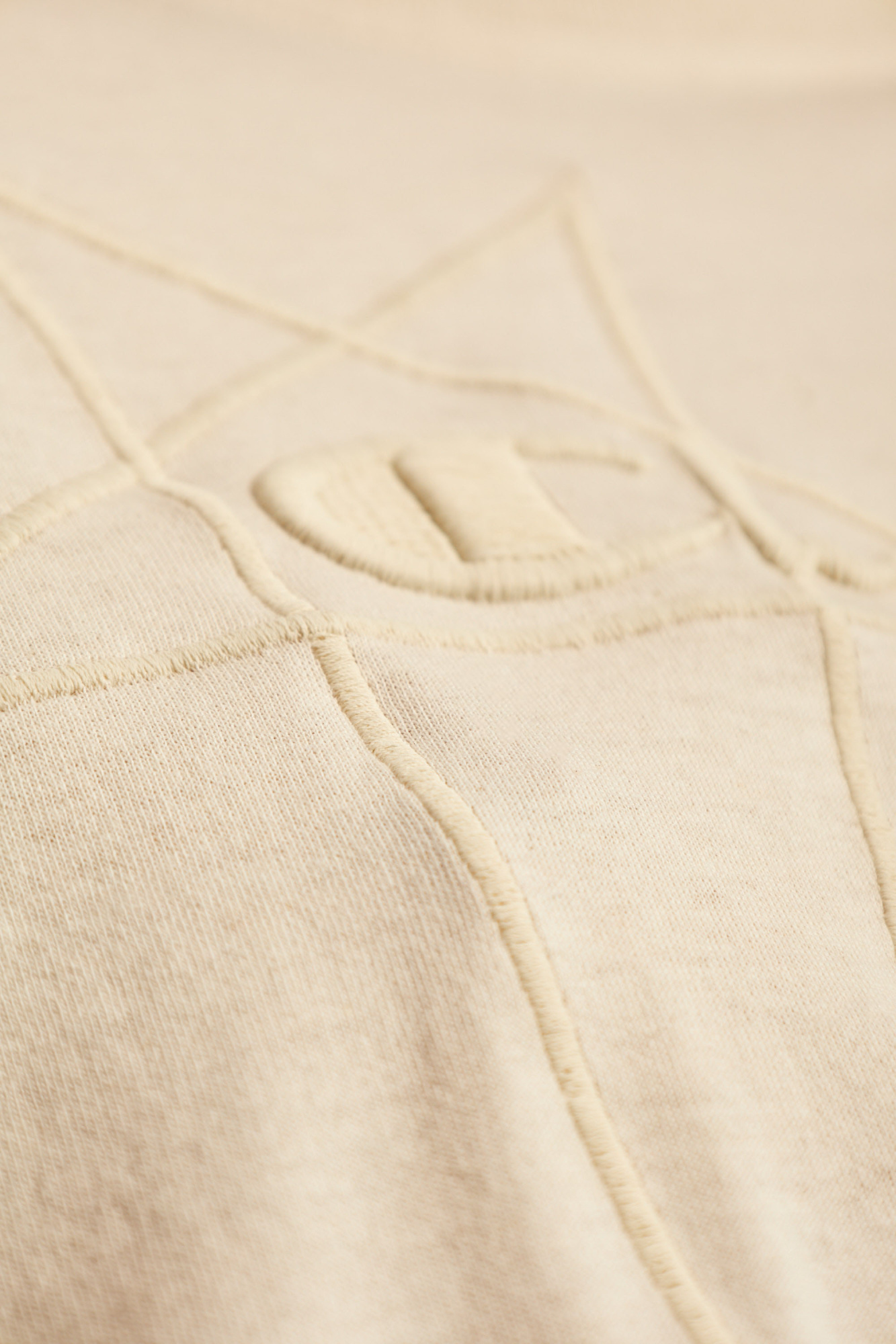 Rick Owens Tommy Cropped Sweatshirt In Nude