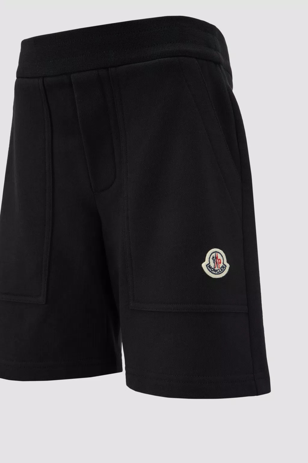 Moncler Fleece Shorts In Black