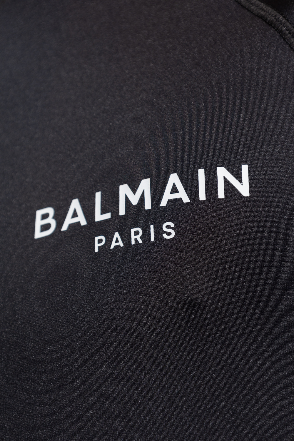 Balmain Logo-print Slim T-shirt In Black
