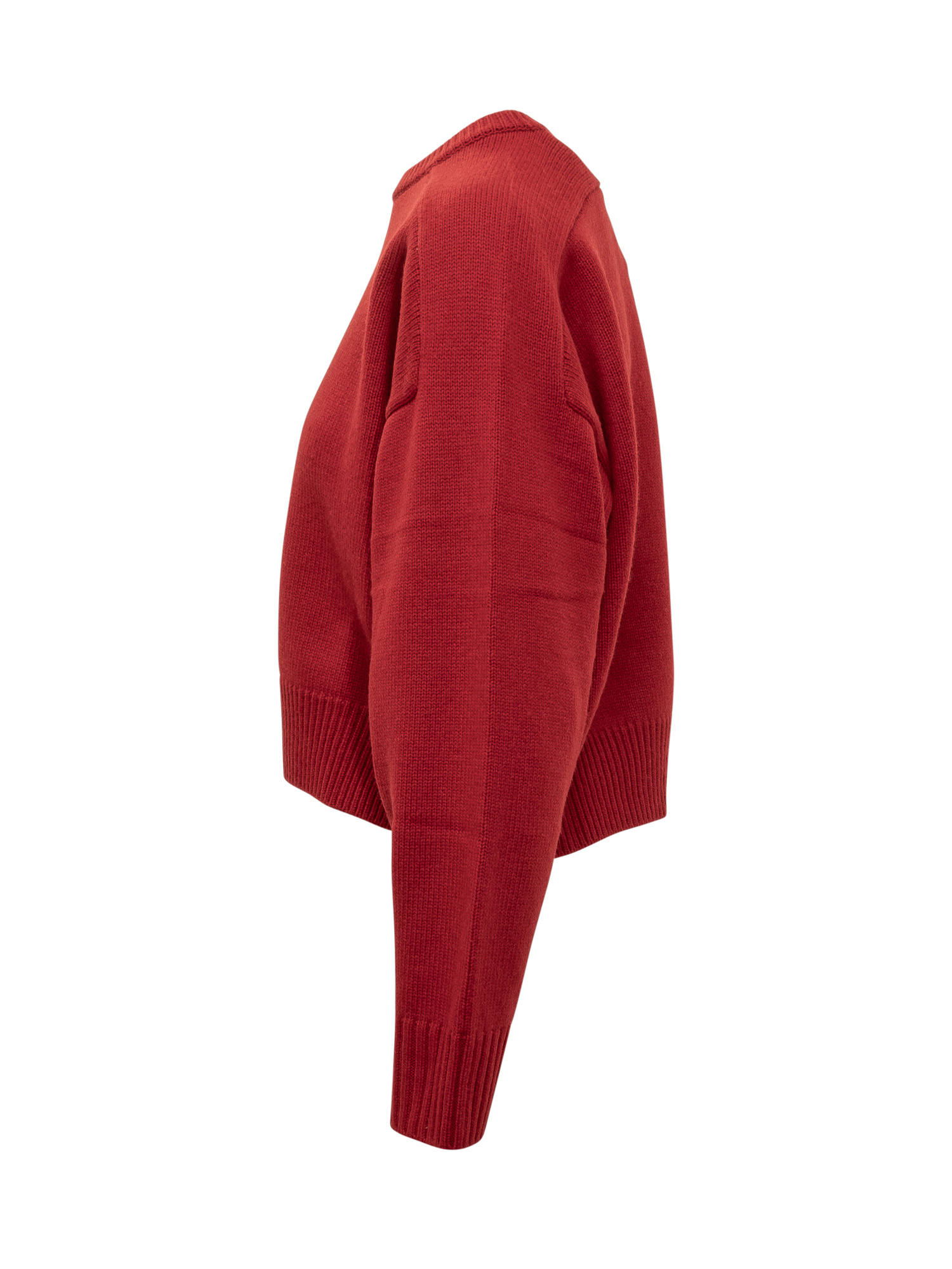 Loulou Studio Bruzzi Wool-cashmere Jumper In Red
