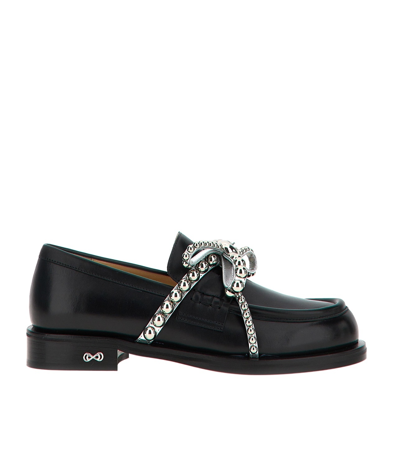 Mach&mach Stud-embellished Loafers In Black