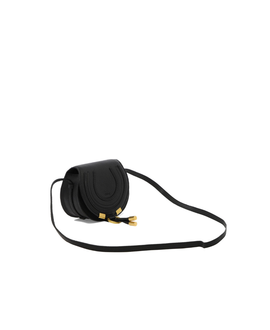 Chloé Mini Marcie Saddle Bag In Black