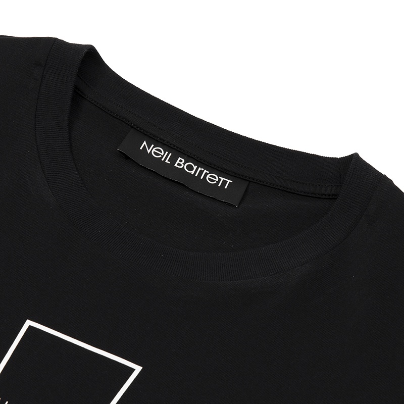 Neil Barrett Lightning Pattern T-shirt In Black