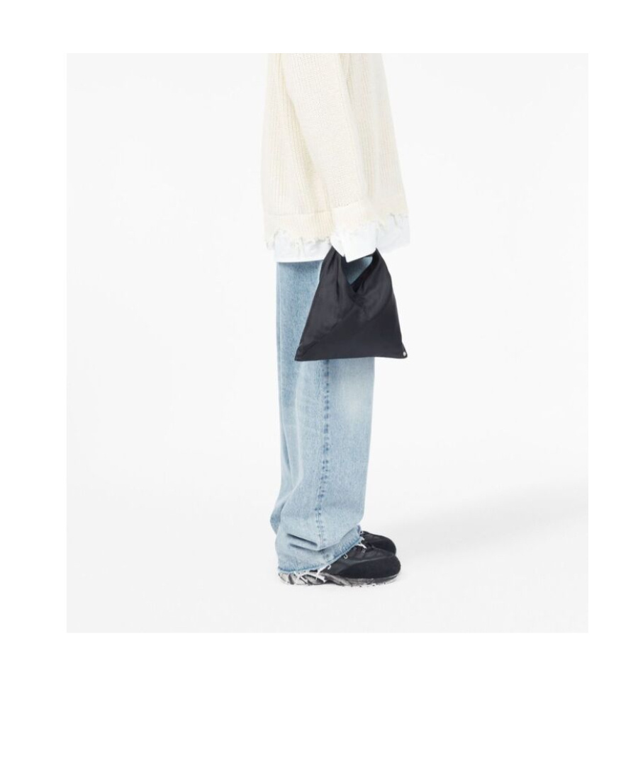 Mm6 Maison Margiela Classic Japanese Medium Top Handle Bag In Black