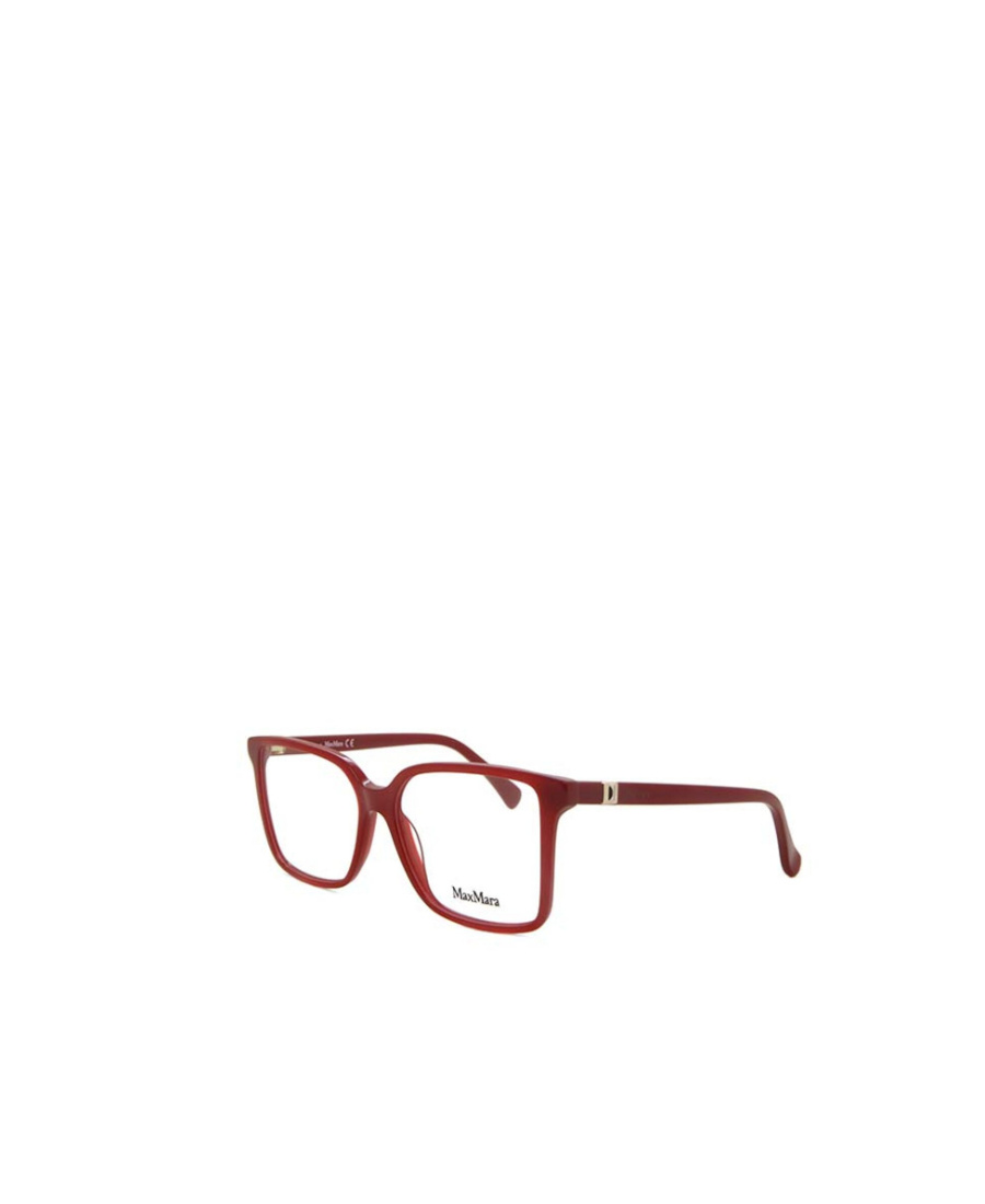 Max Mara Logo Flat Mirror In Red