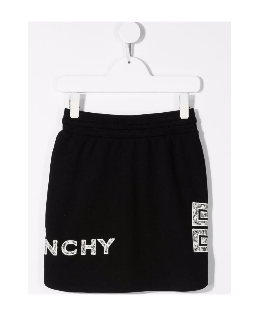 Givenchy Emblem Skirt In Black