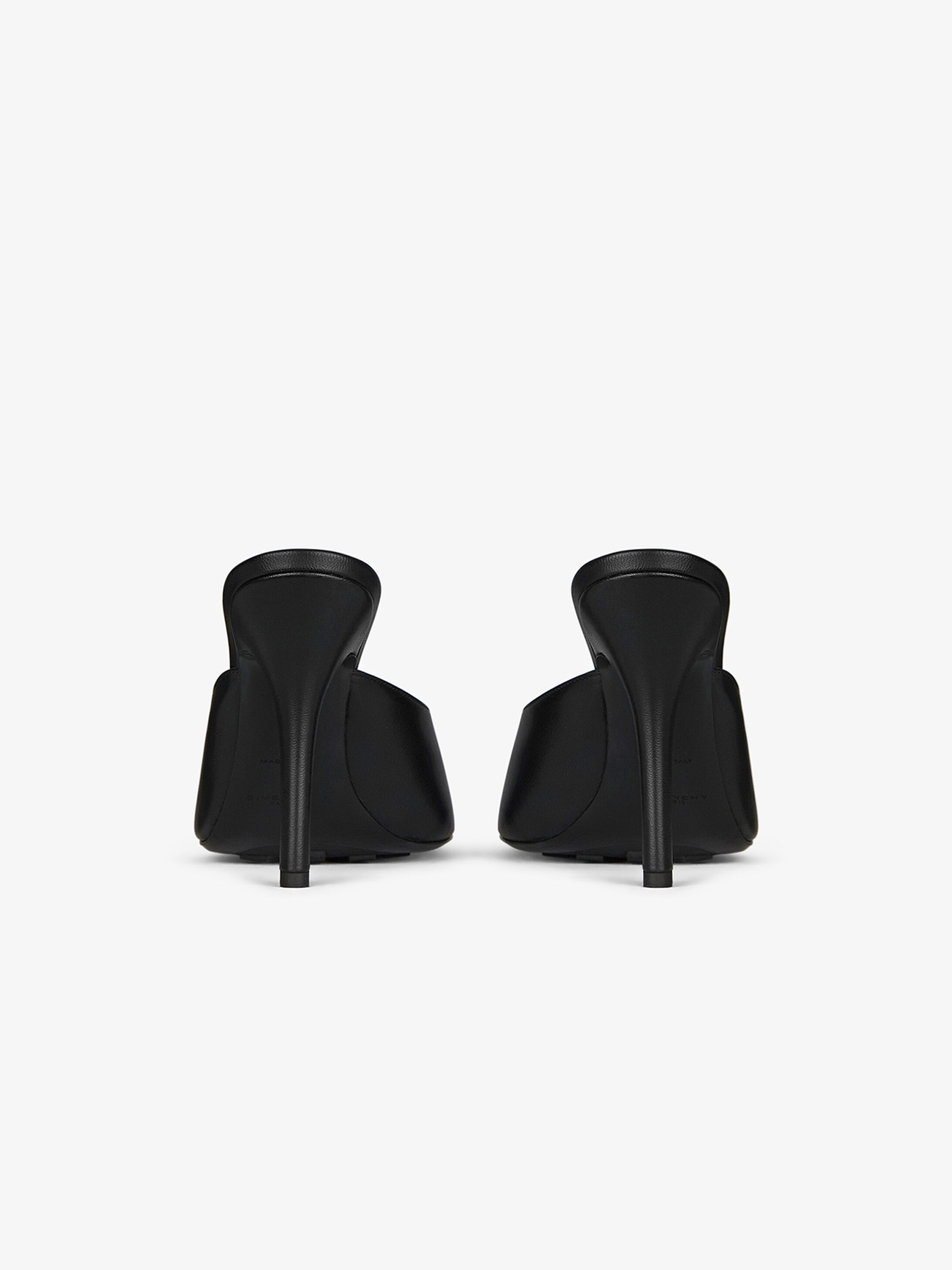 Givenchy Slip-on Leather Mules In Black