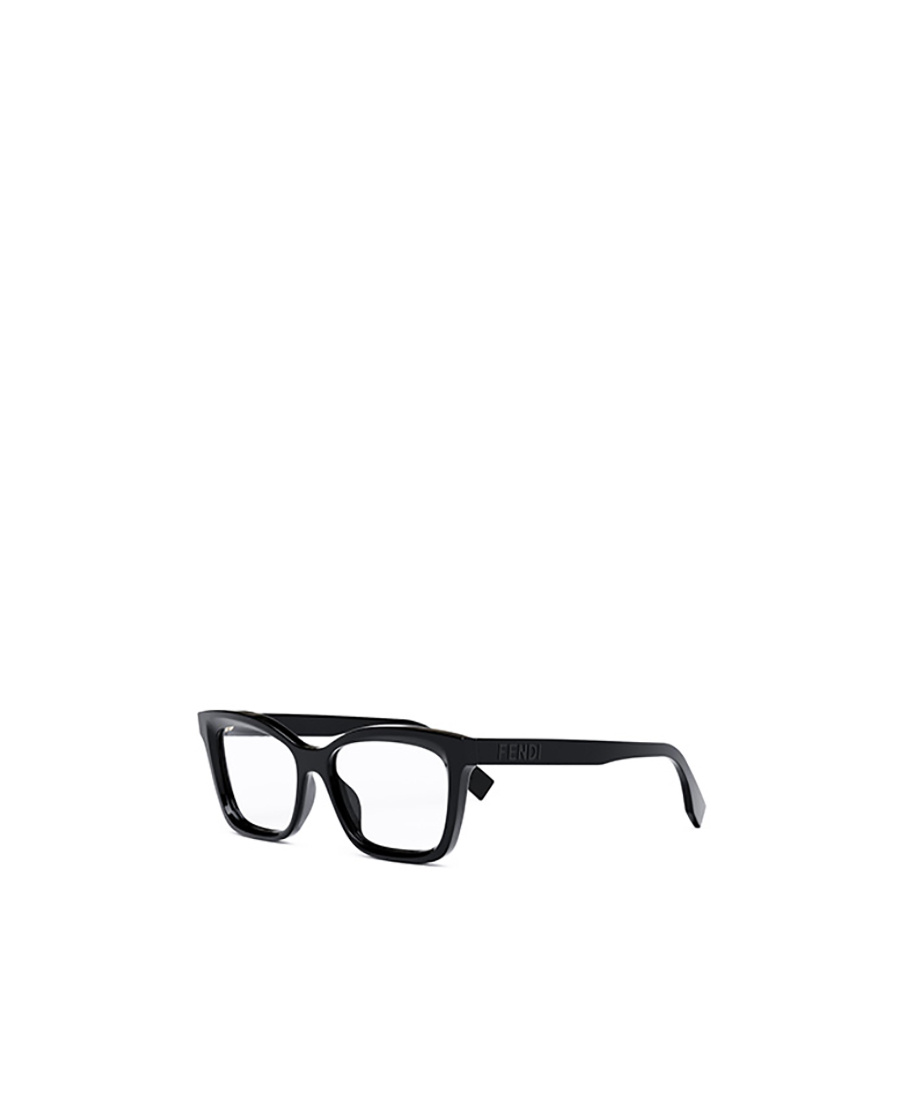 Fendi Eyewear Rectangle Frame Glasses In Black