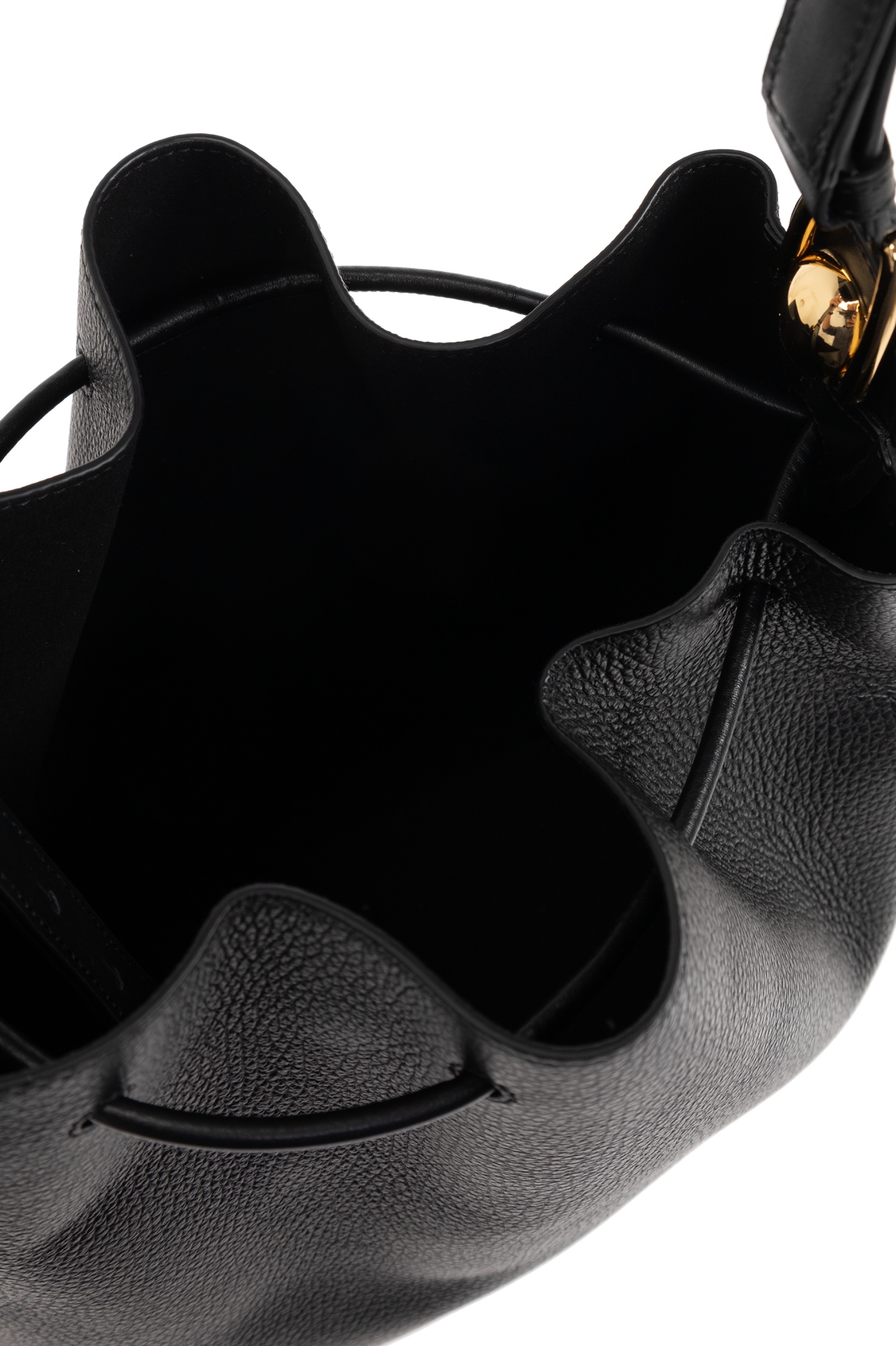 Furla Sfera Small Bucket Bag And Shoulder Bag In Black