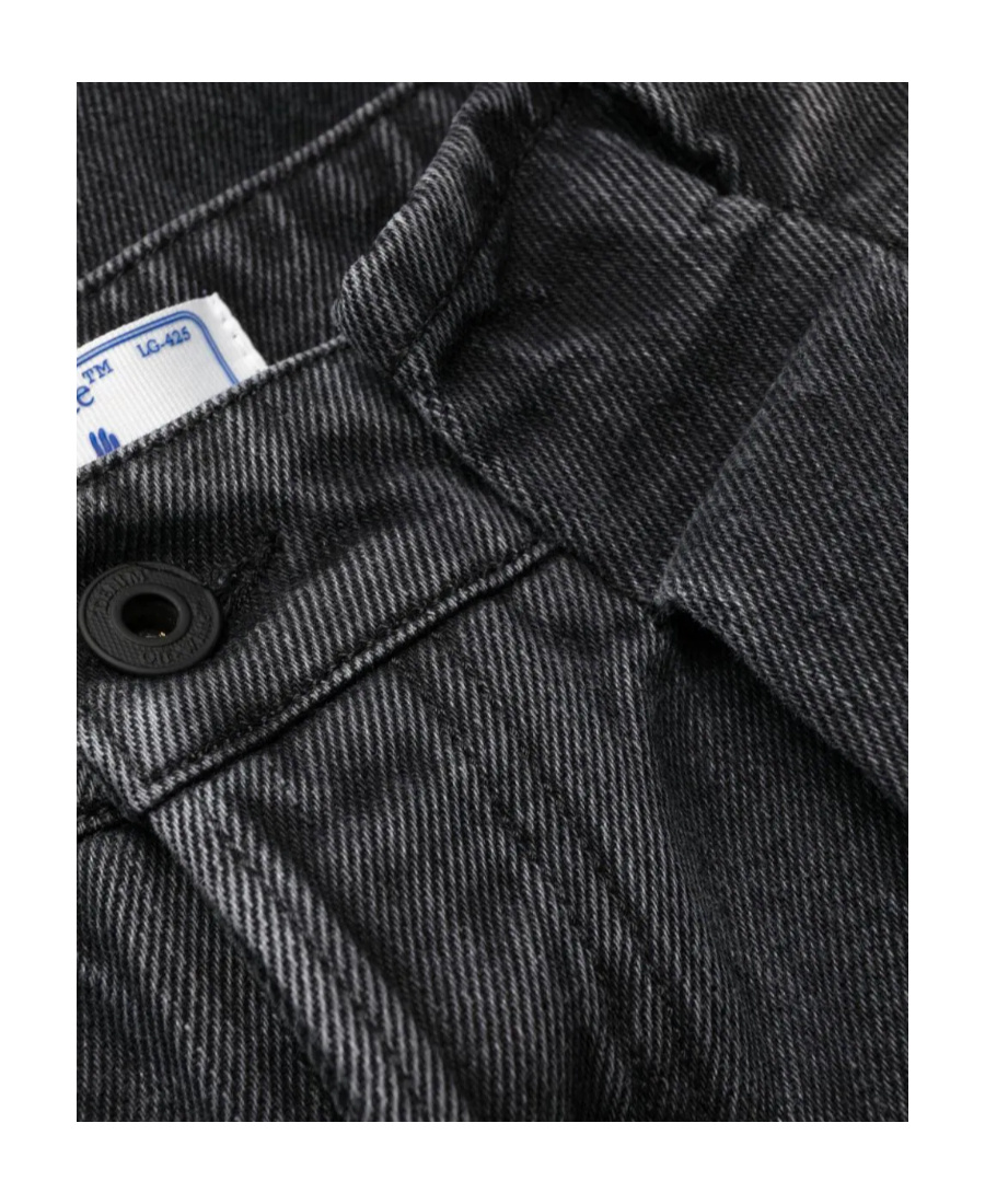 Off-white Pleated Loose-fit Jeans