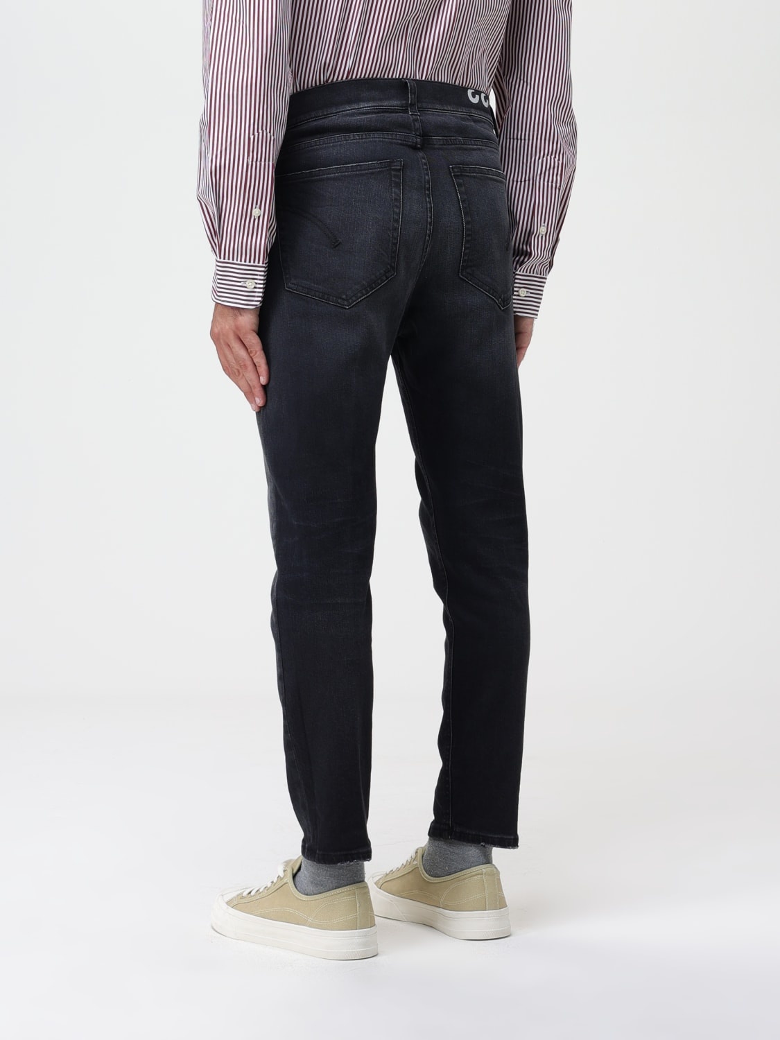 Dondup Jeans In Denim Mod. Gaubert In Black