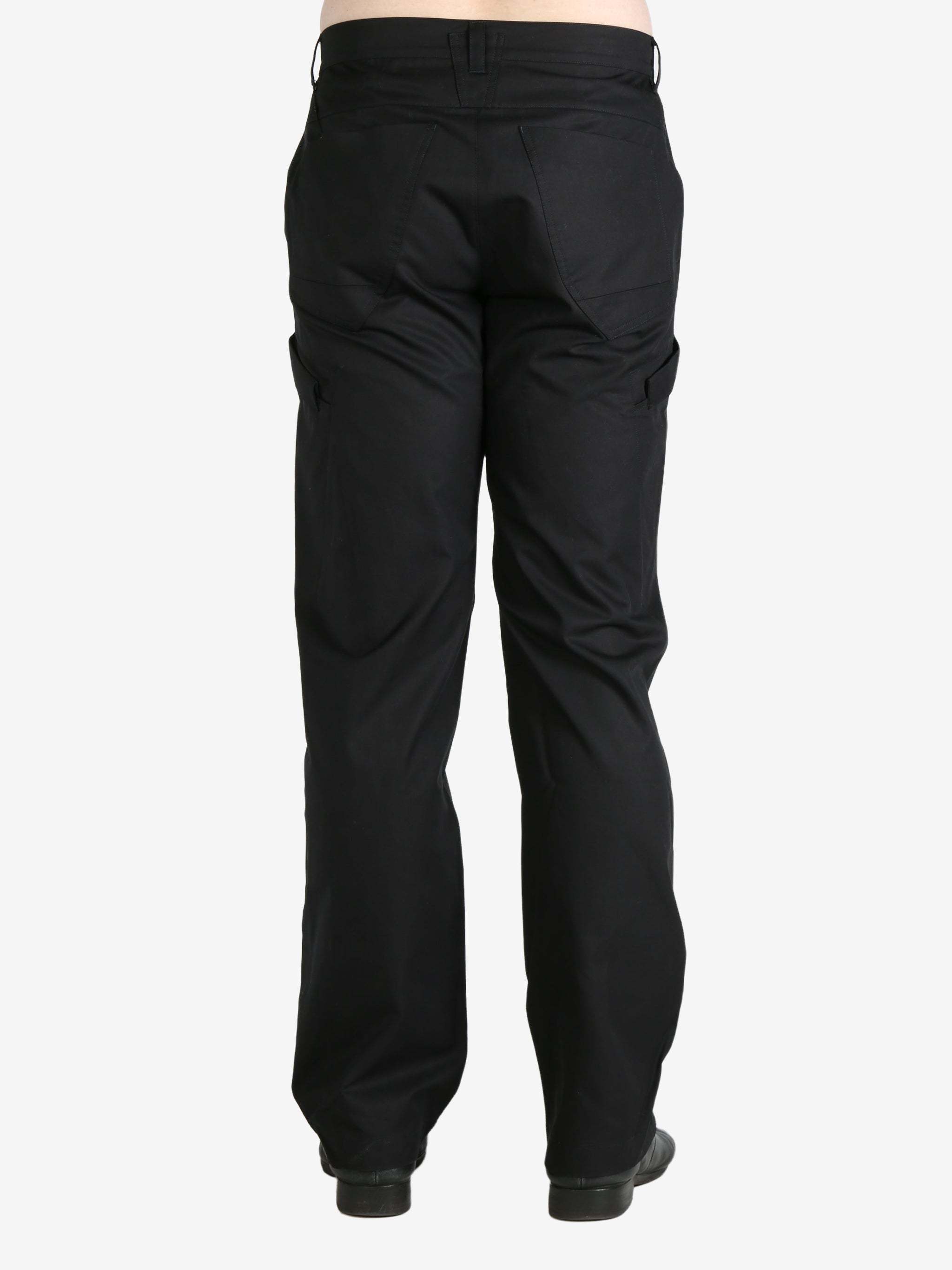 Kiko Kostadinov Zafar Cargo Trouser Cotton Weave In Black