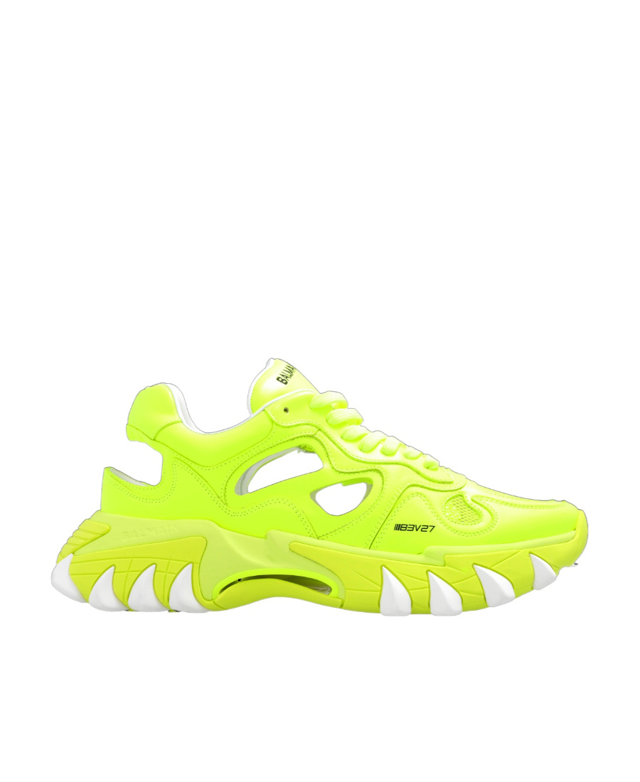Balmain Yellow B-east Sneakers In Yellow