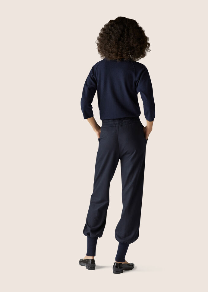 Loro Piana Rope Waist Cashmere Sweatpants In Black