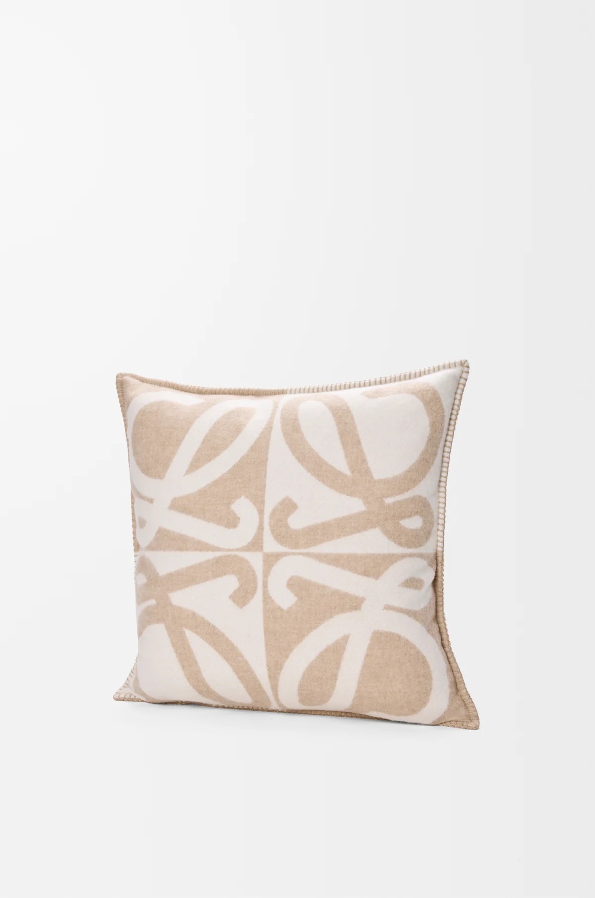 Loewe Cushion In Wool And Cashmere In Multi