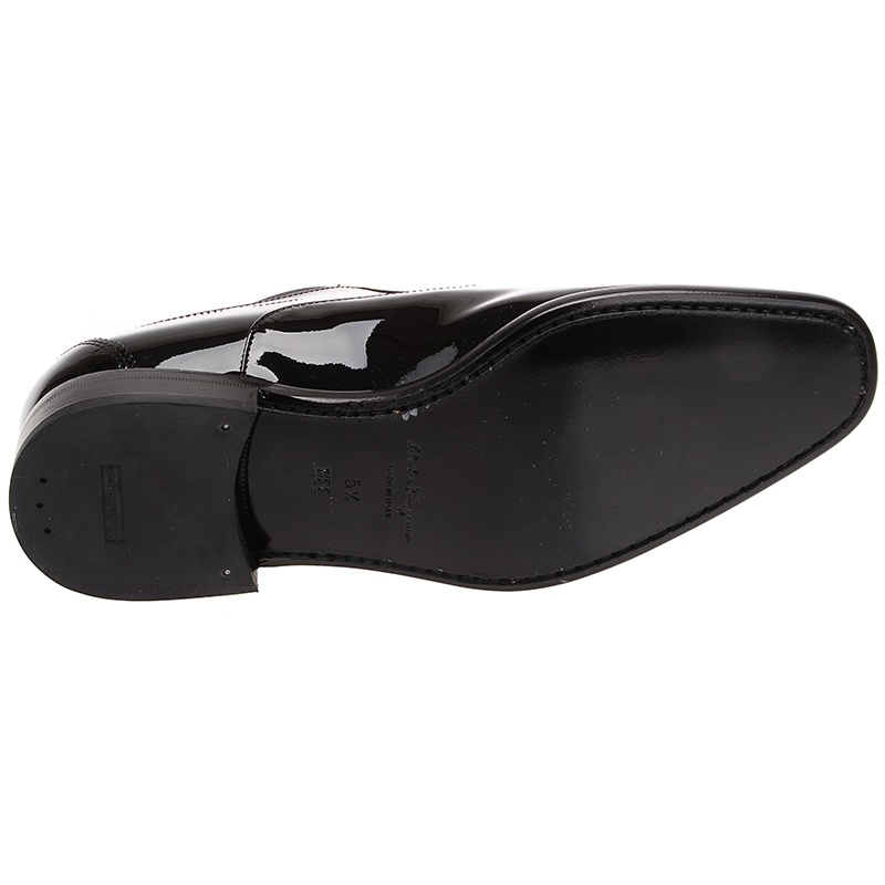Ferragamo Aiden Series Lace-up Business Casual Shoes In Black