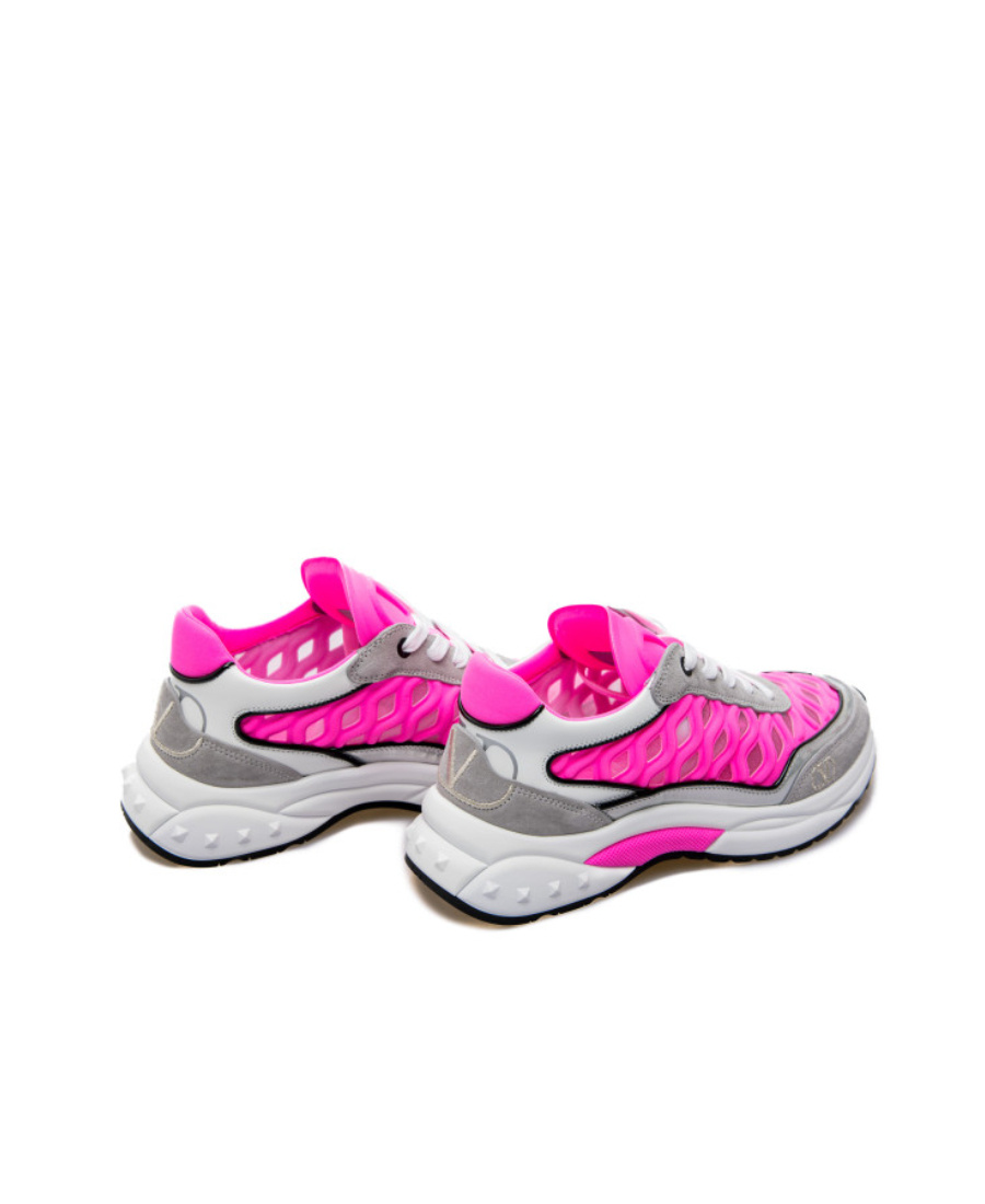 Valentino Ready Go Runner Low-top Sneakers In Gray