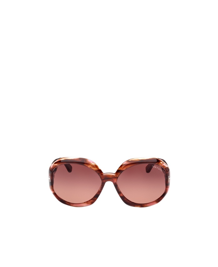 Tom Ford Geometric-frame Sunglasses In Pink
