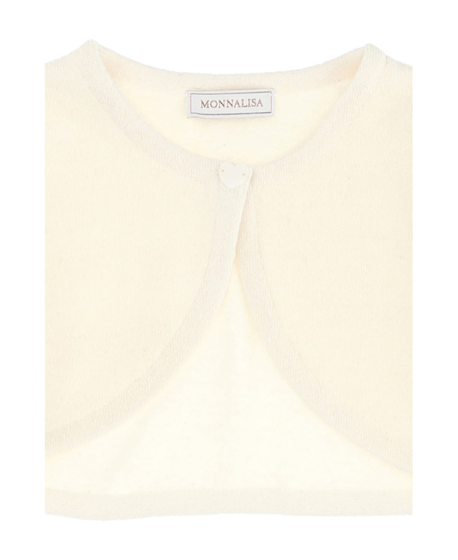Monnalisa Scaldacuore Cotonangora In White
