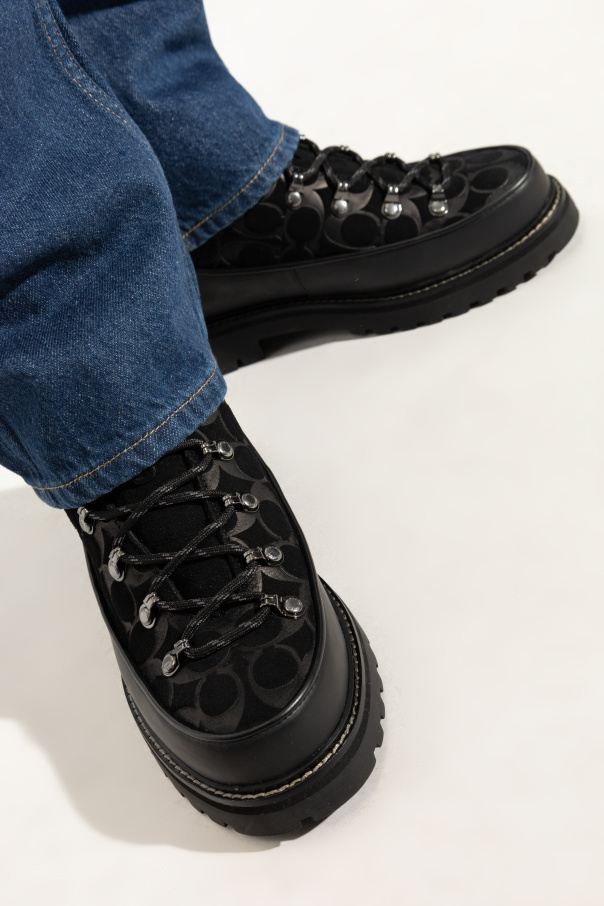 COACH ROUND-HEAD SHORT BOOTS 