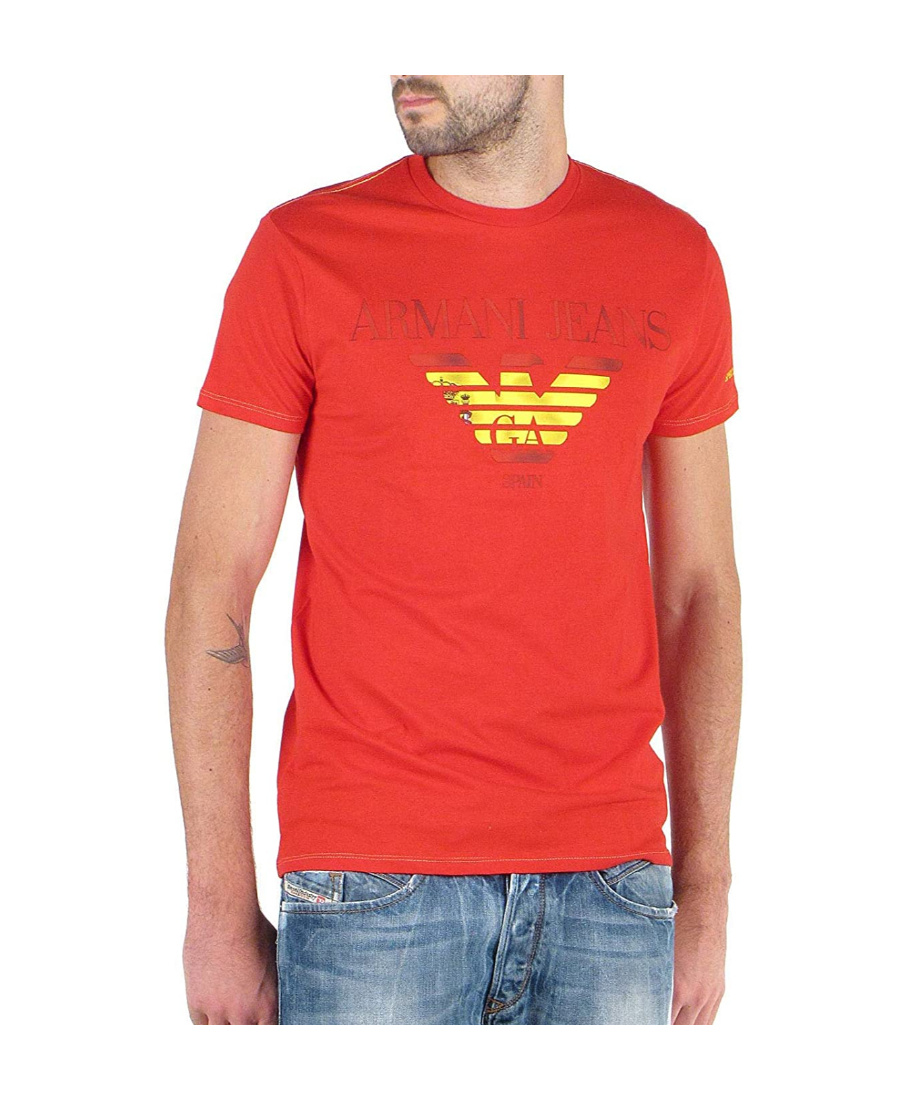 ARMANI JEANS LOGO DETAILS T-SHIRT