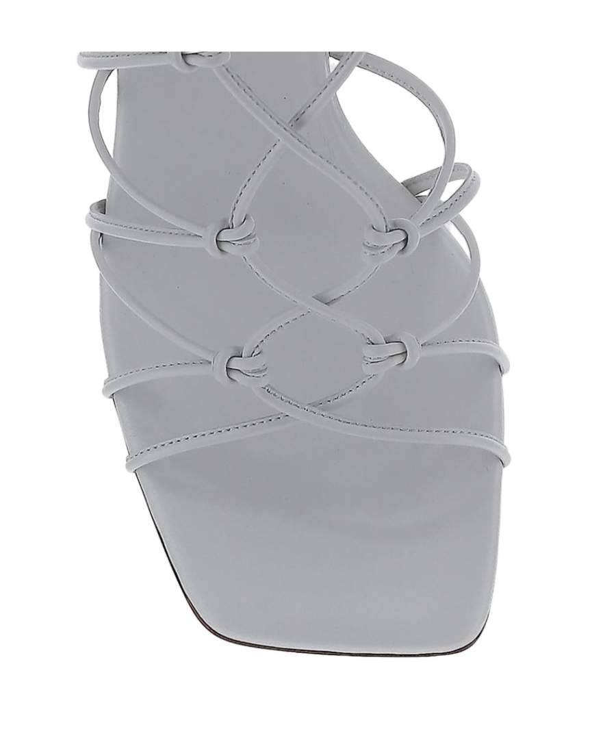 Gianvito Rossi Strappy Block Heel Sandals In Gray