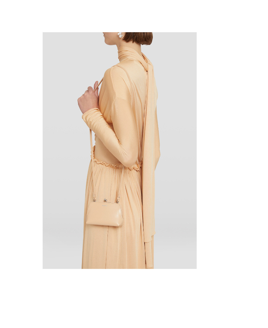 JIL SANDER JIL SANDER GOJI LOGO PRINTED MICRO CROSSBODY BAG