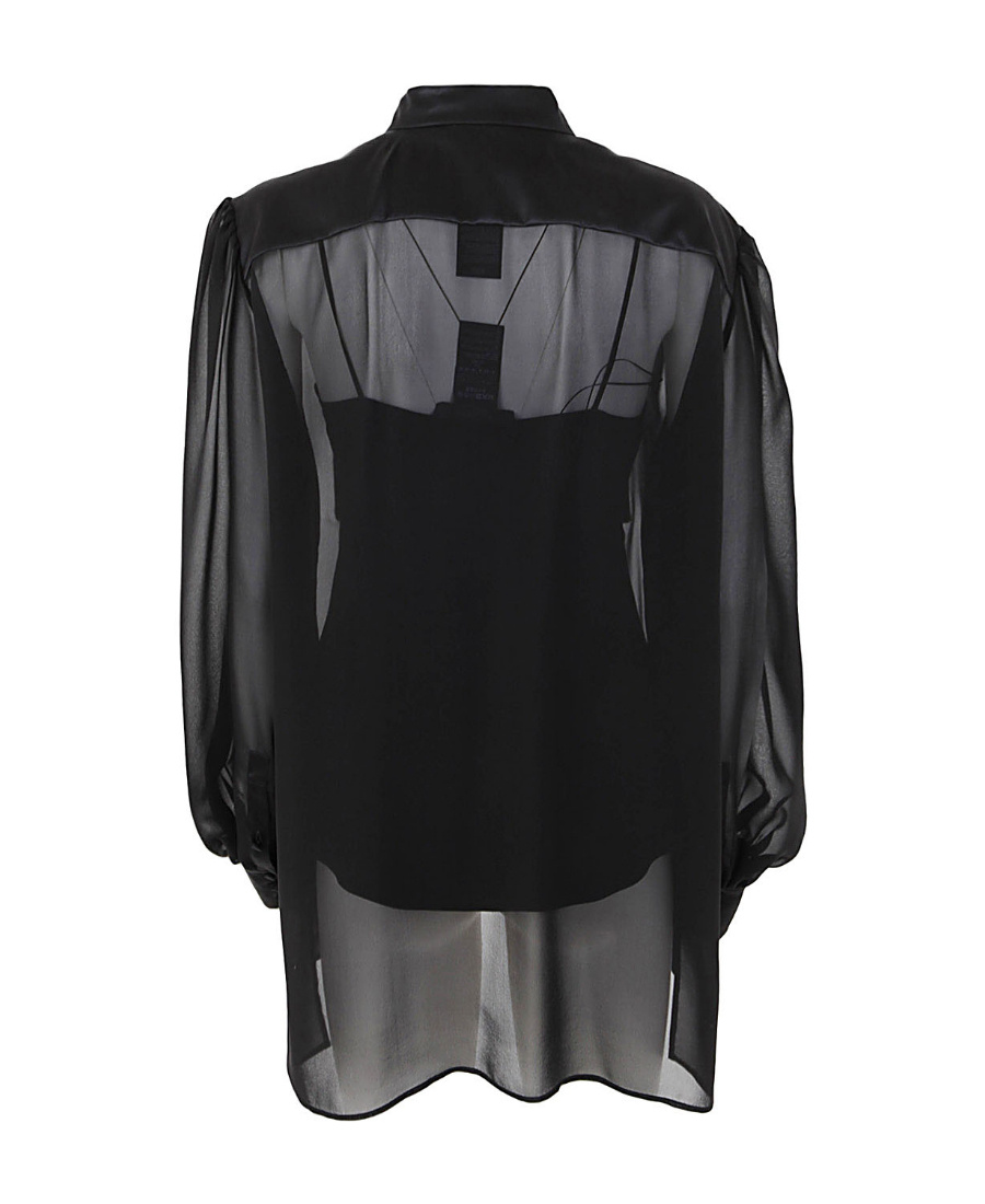 Max Mara Silk Blouse In Black