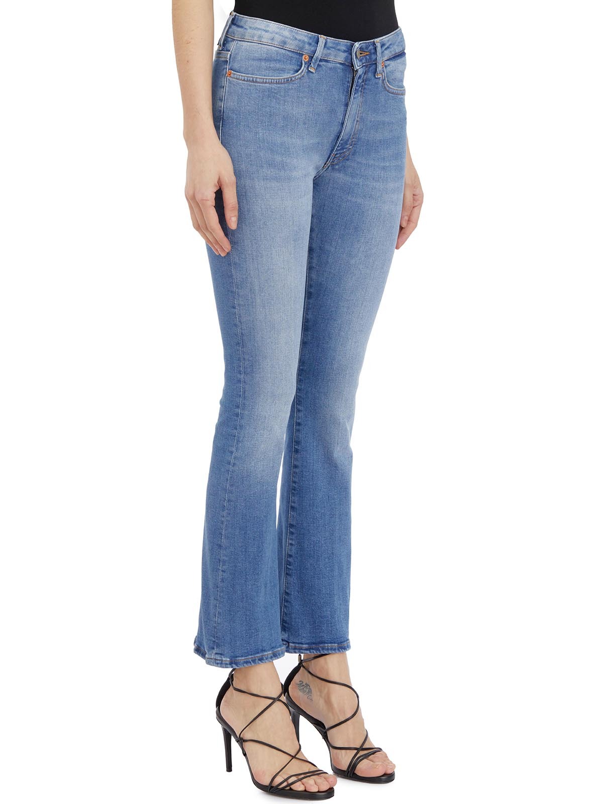 Dondup Mandy Bootcut Superskinny In Blue