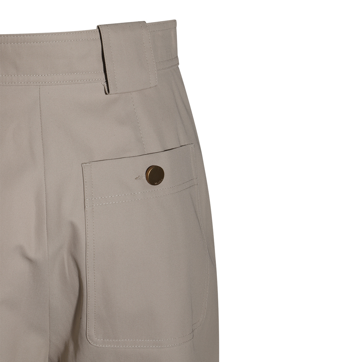 Max Mara Belt-loop Casual Pants In Nude