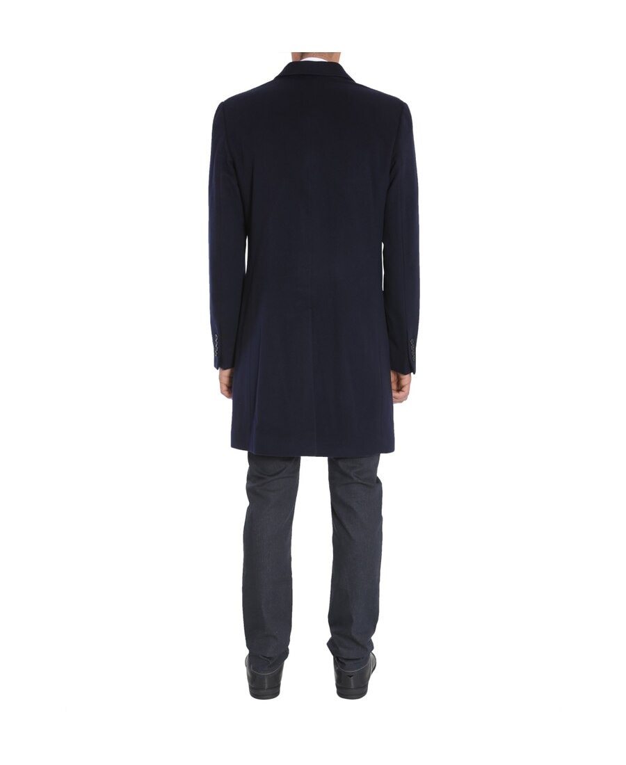 Dior Single-breasted Coat In Black