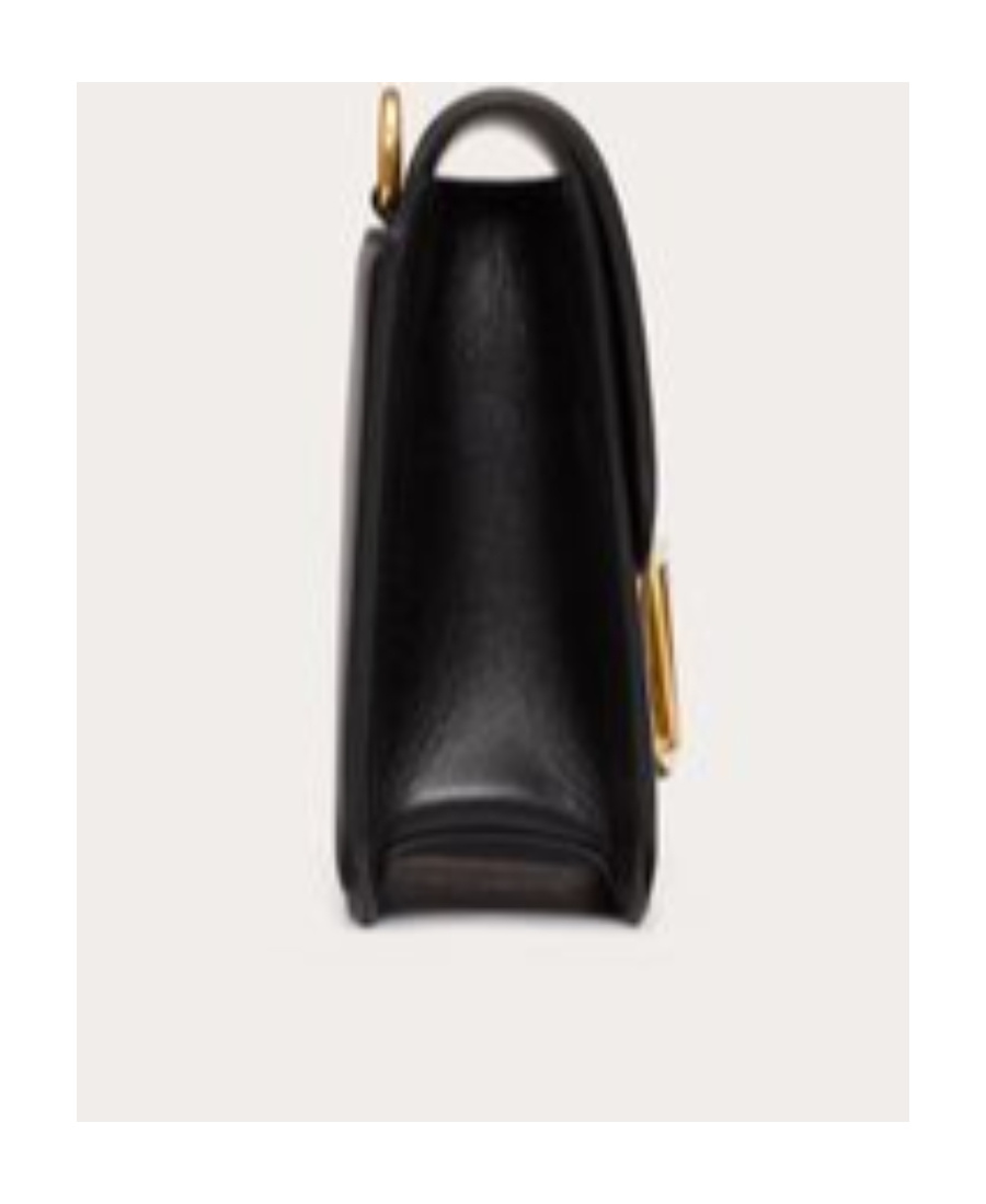 Valentino Small Vlogo Messenger Bag In Black