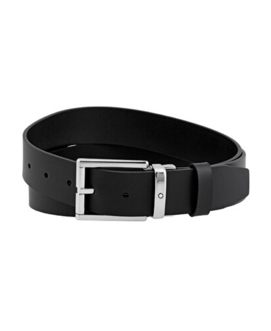 Montblanc Logo Belt In Black