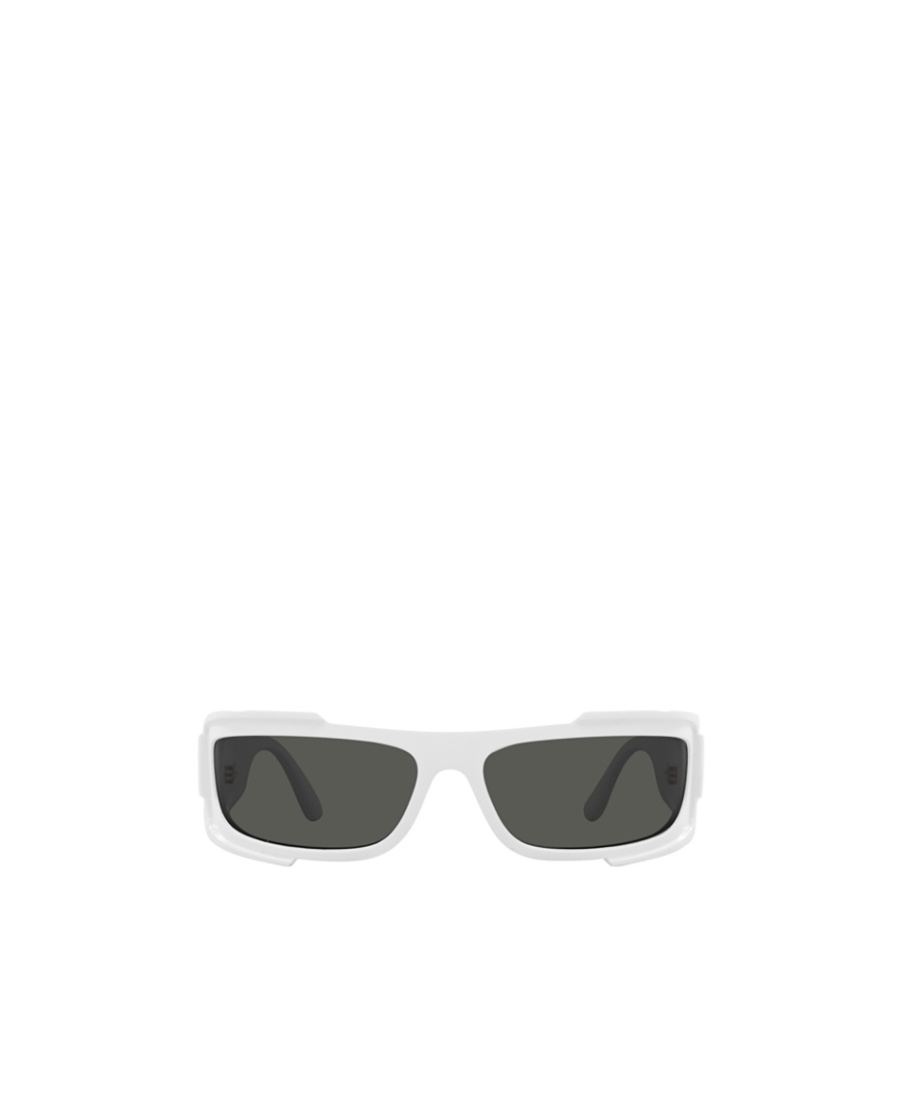 Versace Eyewear Rectangular Frame Sunglasses In White