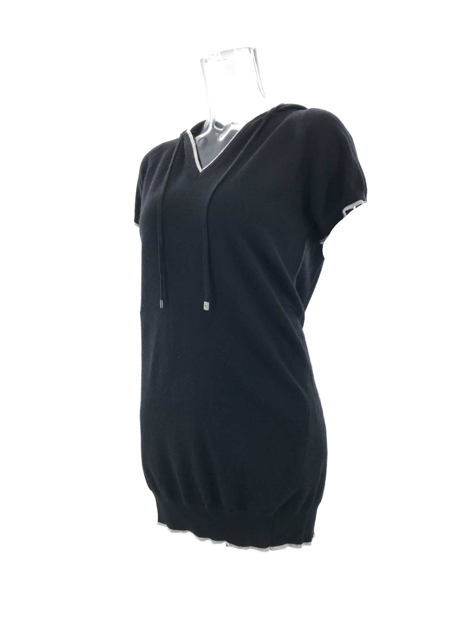Max Mara Hooded Sweater In Black