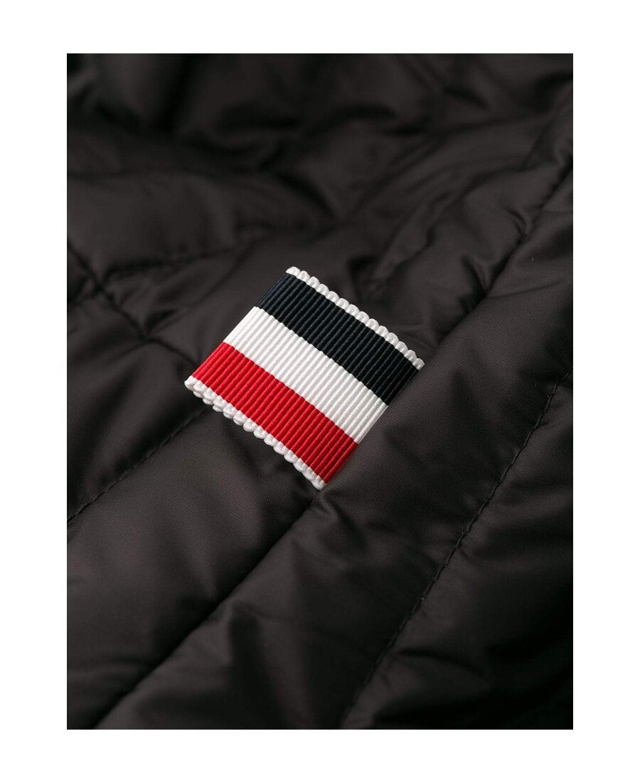 Thom Browne 4-bar Padded Coat In Black