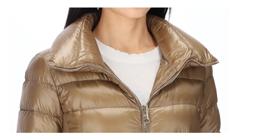 Herno Long Sleeve Down Jacket In Brown