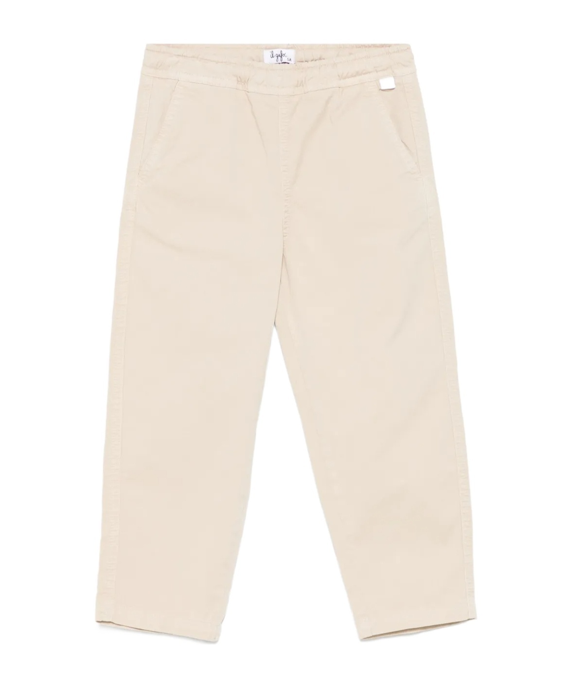 Il Gufo Twill Casual Pants In Nude