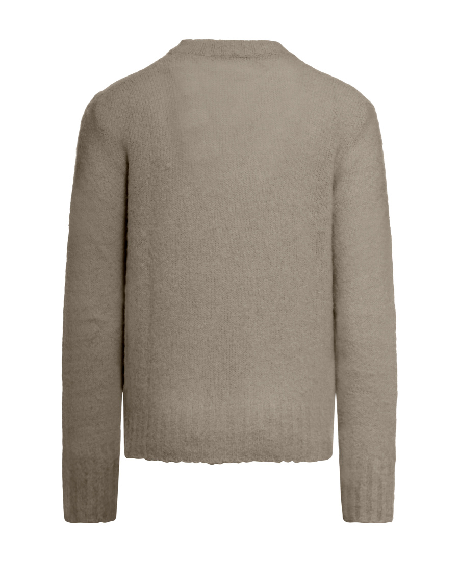 Ami Alexandre Mattiussi Ami Paris Crewneck Knitted Jumper In Gray
